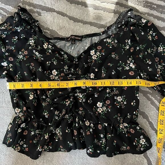 Almost Famous Women’s Floral Top / Blouse - Picture 6 of 8